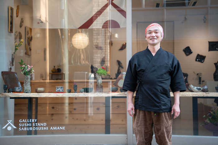 アーティストや両親の店、元町を応援したい「Gallery+Sushi三郎寿司あまね」田口竜太郎さん - お知らせ | ACY アーツコミッション・ヨコハマ